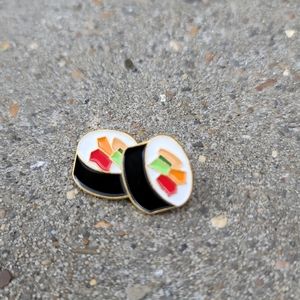3/$25 Sushi 🍣 Roll Enamel Lapel Pin